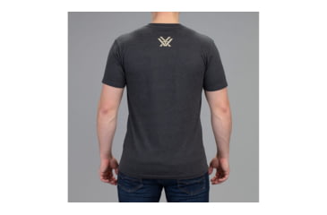 Image of Vortex Full Tine Short Sleeve T-Shirt - Mens, Charcoal Heather, Large, 121-45-CHHL