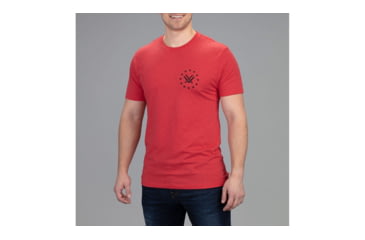 Image of Vortex Salute Short Sleeve T-Shirt - Mens, Red, Medium, 121-14-REHM