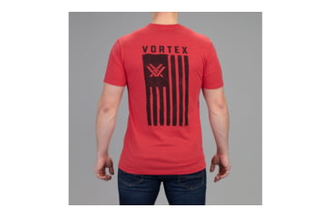Image of Vortex Salute Short Sleeve T-Shirt - Mens, Red, Medium, 121-14-REHM