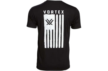Image of Vortex Salute Short Sleeve T-Shirts - Mens, Black, L, 121-14-BLKL