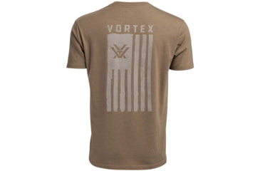 Image of Vortex Salute Short Sleeve T-Shirts - Mens, Coyote Heather, M, 121-14-CHEM