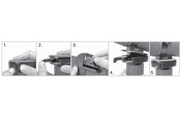 Image of Connecting Vortex equipment to the quick release plate