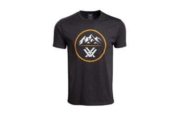 Image of Vortex Three Peaks Short Sleeve T-Shirts - Men's, Charcoal Heather, S, 121-10-CHHS