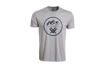 Image of Vortex Three Peaks Short Sleeve T-Shirts - Men's, Grey Heather, S, 121-10-GHTS