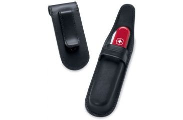 Image of Wenger Swiss Army Pocket Knife Luxury Leather Pouches