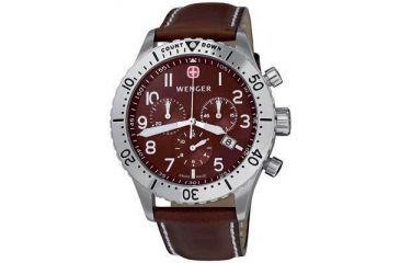 Image of Wenger 77004 Mens w/ Brown Dial