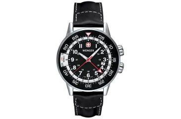 Image of Wenger Commando Traveler Watches - Men's Black Stainless Steel Water Resistant Watch