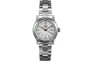 Image of Wenger Swiss Military Ladies' Field White Dial and Bracelet