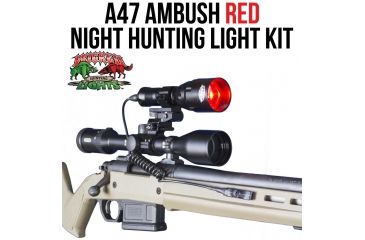 Image of Wicked Hunting Lights A47 Night Hunting Light Kit, Red, W2000