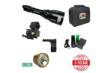 Image of Wicked Hunting Lights A55iC LED Green Night Hunting Light Kit, Black, W2104