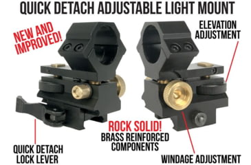 Image of Wicked Hunting Lights A67iC 3-Color-In-1 Predator Pursuit Flashlight Pack, Green/Red/White, W2023