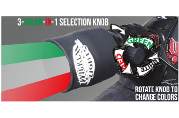 Image of Wicked Hunting Lights A67iC and ScanPro iC 3-Color-In-1 Night Hunting Light and Headlamp Combo Kit, Green/Red/White, W2053