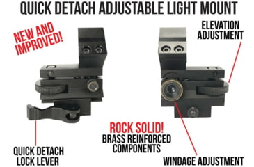 Image of Wicked Hunting Lights A67iR 3-LED-In-1 Night Hunting Light Kit, 850nm Infrared, 940nm Infrared, Red, W2056