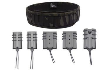 Image of Wilder Tactical The Ultimate Operator Package 1.5in Quick Clip Extended, Multicam Black/Wolf Gray, Small 28-32 in, UOPUQCMCBWGSMEX