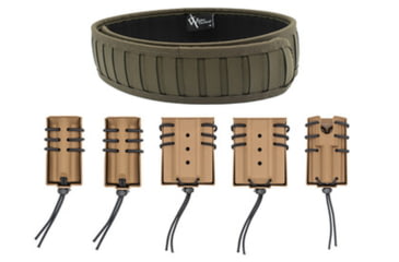 Image of Wilder Tactical The Ultimate Operator Package 1.5in Quick Clip Extended, Ranger Green/Coyote, Large 36-40 in, UOPUQCRGCBLGEX