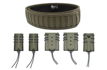 Image of Wilder Tactical The Ultimate Operator Package 1.5in Quick Clip Extended, Ranger Green/Ranger Green, Large 36-40 in, UOPUQCRGRGLGEX