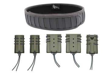 Image of Wilder Tactical The Ultimate Operator Package 1.5in Quick Clip Extended, Wolf Gray/Ranger Green, Large 36-40 in, UOPUQCWGRGLGEX