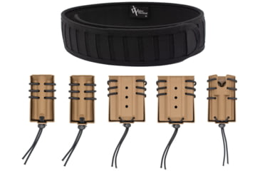 Image of Wilder Tactical The Ultimate Operators Package 1.75in Quick Clip, Black/Coyote, 2XL, UOP175QCBKCBXXL