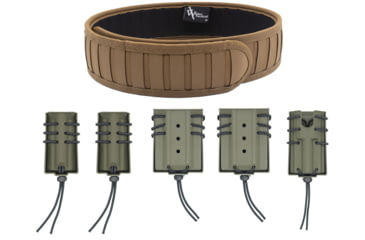 Image of Wilder Tactical The Ultimate Operators Package 1.75in Quick Clip, Coyote/Ranger Green, Medium, UOP175QCCBRGMD