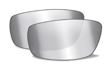 Image of Wiley X Gravity Replacement Lens-Silver Flash Smoke Grey CCGRASF