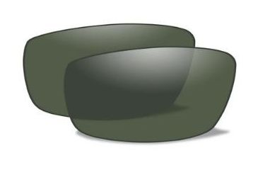 Image of Wiley X Hudson Replacement Lens,Polarized Platinum Flash Green ACHUDP