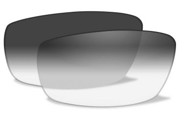 Image of Wiley X Jake Replacement Parts - LA Light Adjusting Smoke Grey Lens LENS ONLY CCJAKLA
