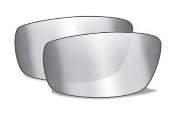 Image of Wiley X P-17 Replacement Lens,Silver Flash Smoke Grey P-17SF