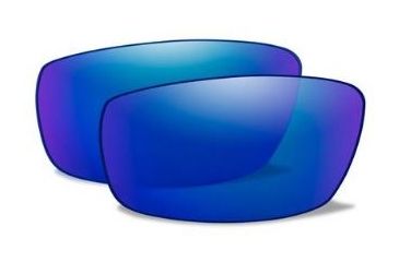 Image of Wiley X Saint Replacement Lens,Polarized Blue Mirror Green CHSAIPBL