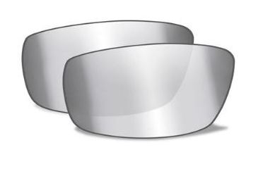Image of Wiley X Tobi Replacement Lens,Polarized Silver Flash Smoke Grey ACTOBP