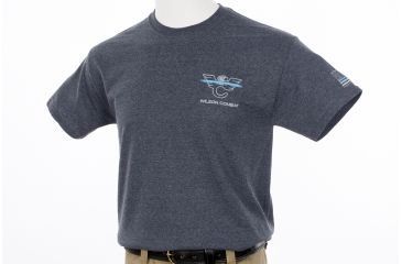 Image of Wilson Combat Back the Blue T-Shirt, Heather, Extra Large 815XL