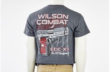 Image of Wilson Combat EDC X9 T-Shirt - Men's, Heather Gray, Large 899L