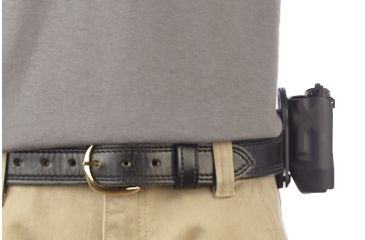 Image of Wilson Combat Flashlight Pouch, Insight Tech M3X, Surefire X300, Right Hand, 1.5in Belt, Black Kydex M3PBKR15