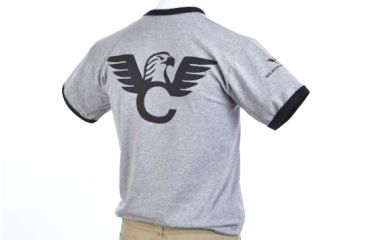 Image of Wilson Combat Logo T-Shirt, Gray, Black Trim, Medium 580M