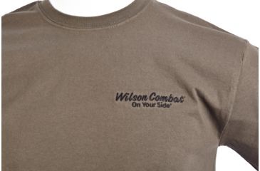 Image of Wilson Combat On Your Side T-Shirt, OD Green, Medium 491L