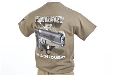 Image of Wilson Combat Protector Pistol T-Shirt, Khaki, 3XL 657XXXL