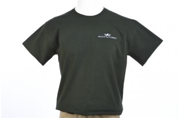 Image of Wilson Combat T-Shirt with Logo, Dark Green, Large 496L