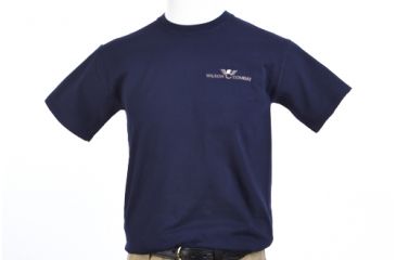 Image of Wilson Combat T-Shirt with Logo, Navy Blue, Large 497L