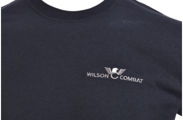 Image of Wilson Combat T-Shirt with Logo, Black, Large 555L
