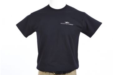 Image of Wilson Combat T-Shirt with Logo, Black, Large 555L