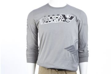 Image of Wilson Combat Team Long Sleeve T-Shirt, Black, Medium 716M