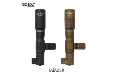 Image of Z-Bolt Blazer LEP Weapon Light - Dual Fuel - Cable Port Switch, Black, LEP-18650-PORT-BLK-PHCF