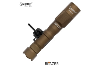 Image of Z-Bolt Blazer LEP Weapon Light and ARMS Mount - Dual Fuel - 18650, CR123A, FDE, LEP-18650-FDE-PHCF-17S
