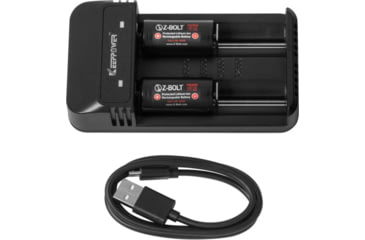 Image of Z-Bolt Rechargeable 18350 Batteries for High Discharge Flashlights, Weapon Lights &amp; Illuminators, 2 Pack, BATTS-2x-18350