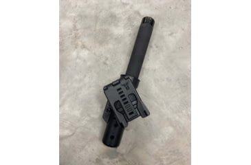 Image of Zero9 Baton Case Holster, RCB, Molle Loks, Plain Black, Z9-4042-BLK-MLK