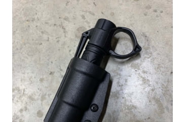 Image of Zero9 Flashlight Case Holster, Bezel Down 2, Molle Loks, Plain Black, Z9-4025-BLK-MLK