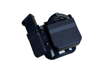 Image of Zero9 Holsters 6002 Admin Style Combo Kit for ASP V2 Handcuff/Single Pistol Magazine, Black