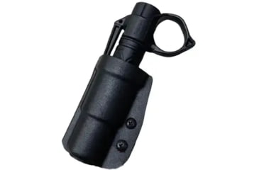 Image of Zero9 Holsters Bezel Down Flashlight Case, Molle Loks, Plain, Black, Z9S-Z9-4032-BLK-MLK