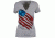 5.11 Tactical Feather Flag Tee, Grey Heather, XS 31004AT-097-XS