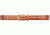 5.11 Stitched Leather 1.5in Casual Belt, Tan Buckskin With Contrast Stitch, Size BULK 59502-970
