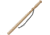 American Tomahawk MP Baton, Clear lacquered finish hard maple construction, 5.5 grooved handle, MP BATON NATURAL